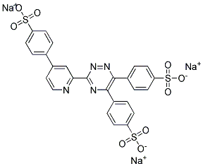 2-[5,6-Bis(4-sulfophenyl)-1,2,4-triazin-3-yl]-4-(4-sulfophenyl)pyridine trisodium salt