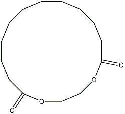 1,4-二氧杂环十六烷-5,16-二酮结构式