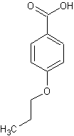 4-正丙氧基苯甲酸结构式