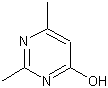 2,4-二甲基-6-羟基嘧啶结构式