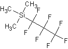 (七氟丙基)三甲基硅烷结构式