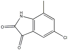 5-氯-7-甲基靛红结构式