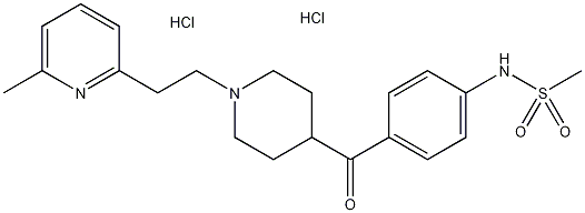 N-[4-[[1-[2-(6-Methyl-2-pyridinyl)ethyl]-4-piperidinyl]carbonyl]phenyl]methanesulfonamide dihydrochloride