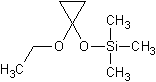 (1-环丙氧乙氧基)三甲基硅烷结构式