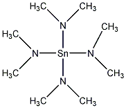 四(二甲氨基)锡(IV)结构式
