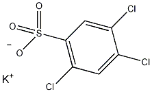 2,4,5-三氯苯磺酸钾结构式