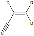 丙烯腈-d3结构式