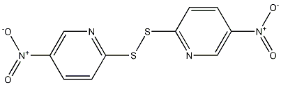 2,2'-二硫双(5-硝基吡啶)结构式