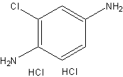 2-氯对苯二胺二盐酸盐结构式
