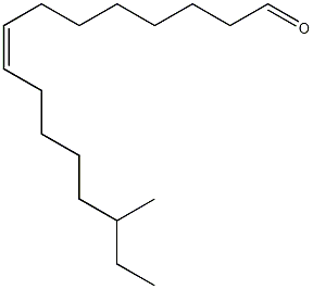 (Z)-14-甲基-8-十六碳烯-1-缩醛结构式