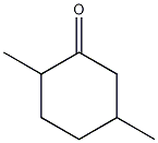 2,5-二甲基环己酮结构式