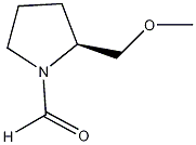 (S)-(-)-2-(甲氧甲基)-1-吡咯烷甲醛结构式
