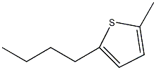 2-正丁基-5-甲基硫代苯结构式