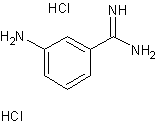 3-氨基苯甲脒二盐酸盐结构式