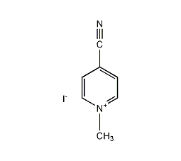 4-氰基-1-甲基吡啶碘化物结构式