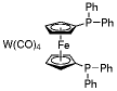(1,1'-双(二苯基磷)二茂铁)四羰基钨结构式