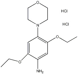 2,5-二乙氧基-4-吗啉代苯胺二盐酸结构式