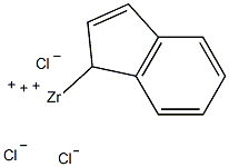 茚基三氯化锆(IV)结构式
