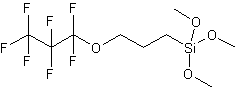 3-(七氟异丙氧基)丙基三氯硅烷结构式