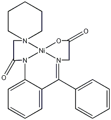 [N-[α-[2-(Piperidinoacetamido)phenyl]benzylidene]glycinato]nickel