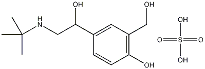 沙丁胺醇半硫酸盐结构式