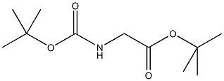 叔丁氧羰基甘氨酸叔丁酯结构式