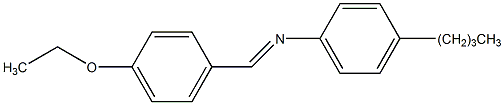 N-(4-乙氧苄烯)-4-丁胺结构式