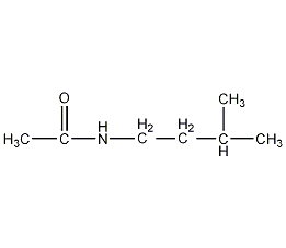 N-(3-甲基丁基)乙酰胺结构式