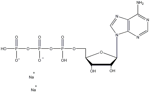 腺苷-5'-三磷酸二钠盐结构式