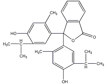 百里酚肽结构式