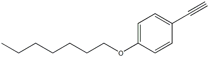 对乙炔基庚氧基苯结构式