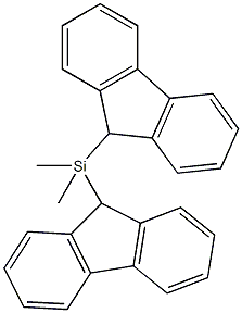 Di-9H-芴-9-基二甲基硅烷结构式