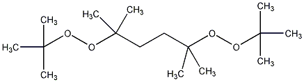 2,5-二甲基-2,5-二(叔丁基过氧化)己烷结构式