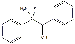 (R)-(+)-2-氨基-1,2-联苯-1-丙醇结构式