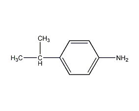 4-异丙基苯胺结构式