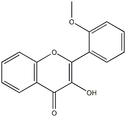 3-羟基-2'-甲氧基黄酮结构式