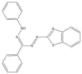 5-(2-苯并噻唑基)-1,3-二苯基臜结构式