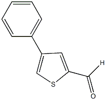 4-苯基噻吩-2-甲醛结构式