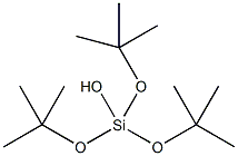 三(叔-丁氧基)硅烷醇结构式