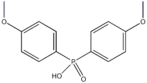 双(4-甲氧基苯基)次磷酸结构式