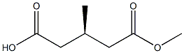 (R)-(+)-3-甲基戊二酸甲酯结构式