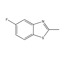 5-氟-2-甲基苯并噻唑结构式