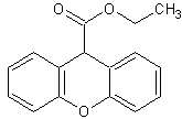 氧杂蒽-9-甲酸乙酯结构式