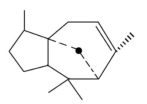α-柏木烯结构式