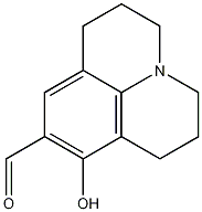 2,3,6,7-四氢-8羟基-1H,5H-苯并[ij]喹嗪-9甲醛结构式