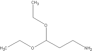 1-氨基-3,3-二乙氧基丙烷结构式