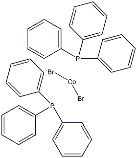 双(三苯基膦) 二溴化钴结构式