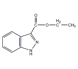 吲唑-3-羧酸乙脂结构式
