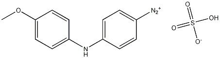 4-重氮-4'-甲氧基二苯胺结构式