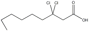 2,2-二氯辛酸结构式